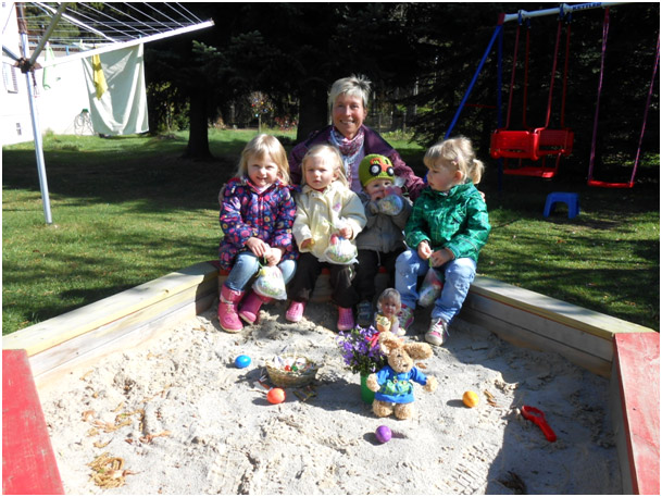 Kinderbetreuung Sandkasten